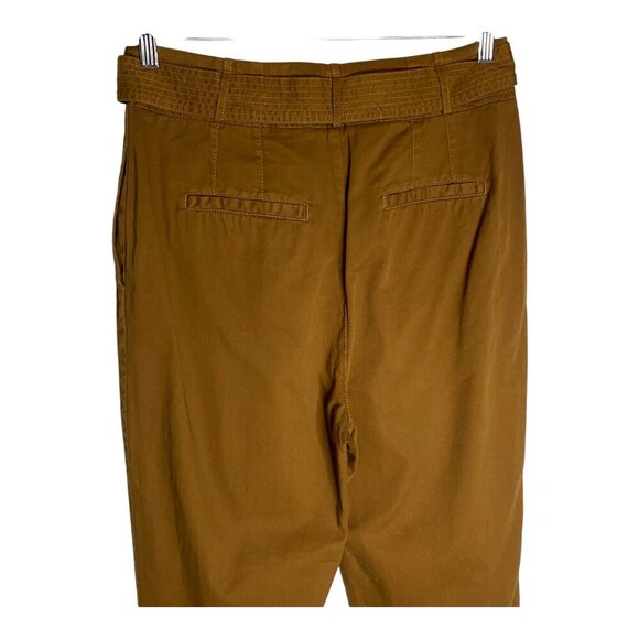Free People Hi-Waisted Pegged 90's Brown Maize Pant-sz 8 - Picture 8 of 13